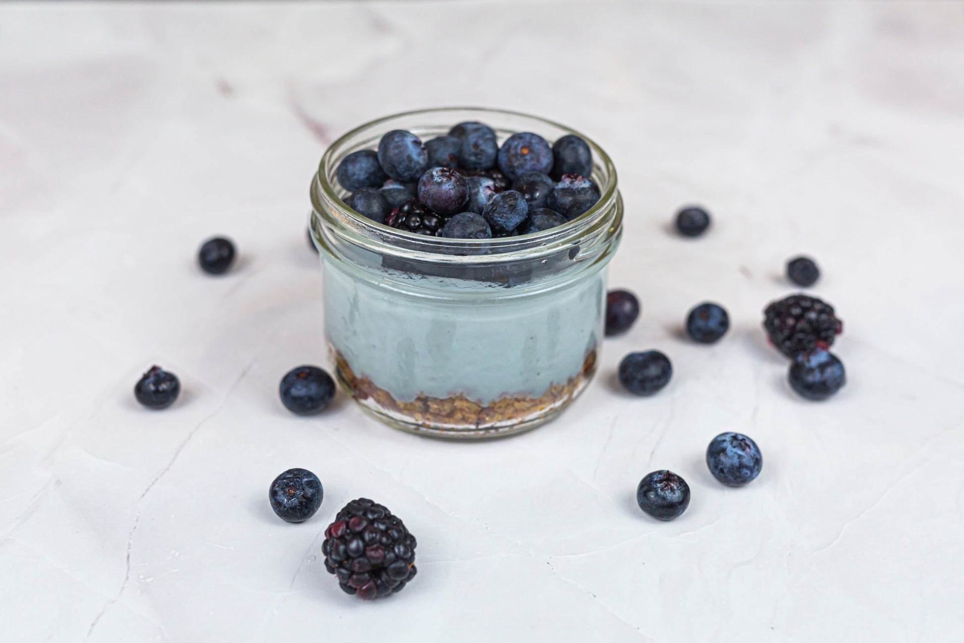 Blue Goddess Cashew Cheesecake Jar image 0