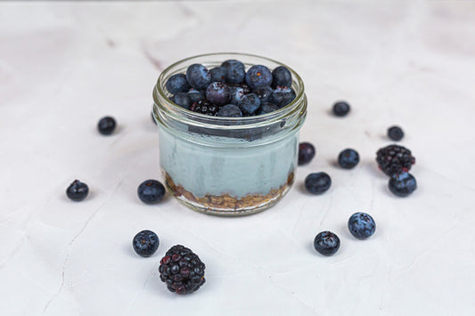 Blue Goddess Cashew Cheesecake Jar image 0