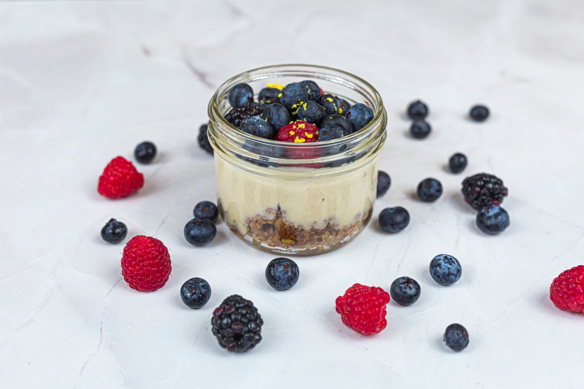 Very Berry Cashew Cheesecake Jar image 0