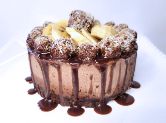 Energy Ball Chocolate Banana Cashew Cheesecake