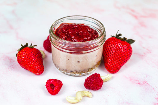 Pretty in Pink Cashew Cheesecake Jar image 0