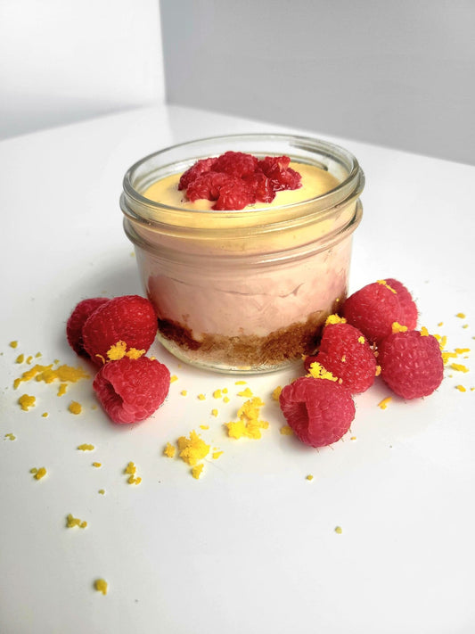 Lemon Raspberry Vegan Cheescake image 0