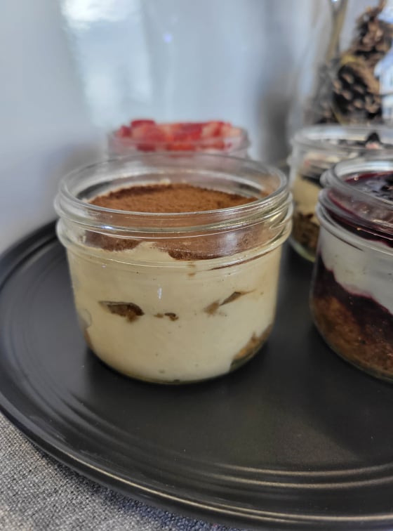 Tiramisu Cashew Cheesecake Jar image 1